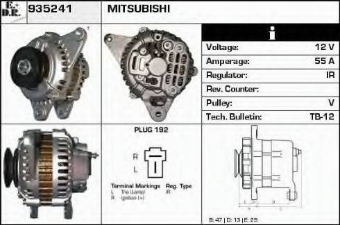 EDR 935241 - Generator alexcarstop-ersatzteile.com