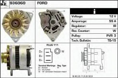 EDR 936060 - Generator alexcarstop-ersatzteile.com