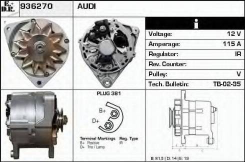 EDR 936270 - Generator alexcarstop-ersatzteile.com