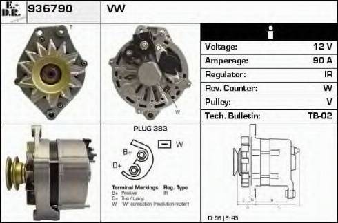 EDR 936790 - Generator alexcarstop-ersatzteile.com