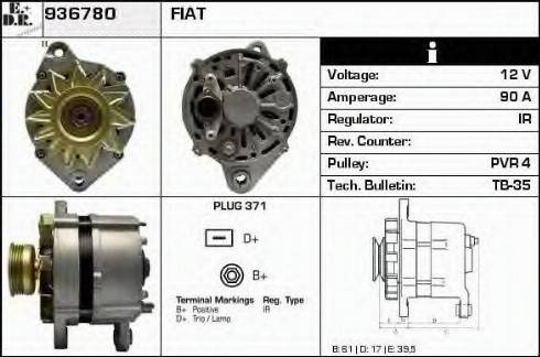 EDR 936780 - Generator alexcarstop-ersatzteile.com