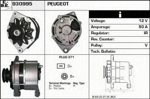 EDR 930995 - Generator alexcarstop-ersatzteile.com