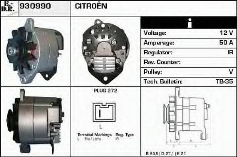 EDR 930990 - Generator alexcarstop-ersatzteile.com