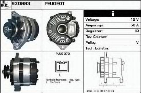 EDR 930993 - Generator alexcarstop-ersatzteile.com