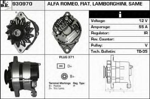 EDR 930970 - Generator alexcarstop-ersatzteile.com