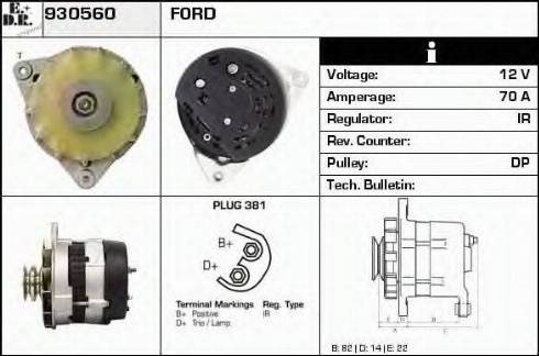 EDR 930560 - Generator alexcarstop-ersatzteile.com