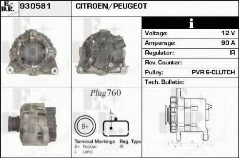 EDR 930581 - Generator alexcarstop-ersatzteile.com