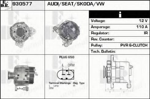 EDR 930577 - Generator alexcarstop-ersatzteile.com