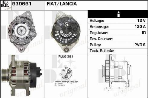 EDR 930661 - Generator alexcarstop-ersatzteile.com