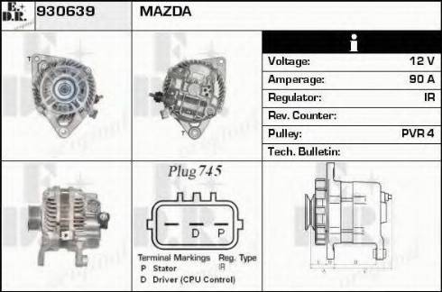 EDR 930639 - Generator alexcarstop-ersatzteile.com