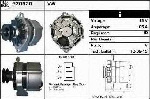 EDR 930620 - Generator alexcarstop-ersatzteile.com