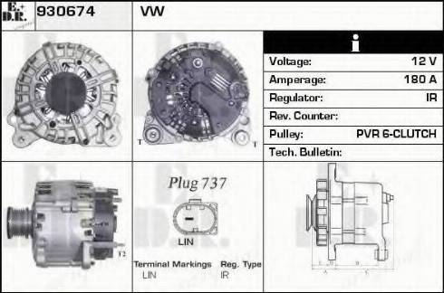 EDR 930674 - Generator alexcarstop-ersatzteile.com