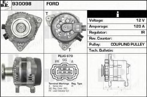 EDR 930098 - Generator alexcarstop-ersatzteile.com