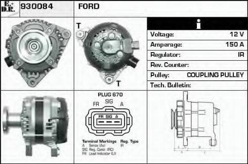 EDR 930084 - Generator alexcarstop-ersatzteile.com