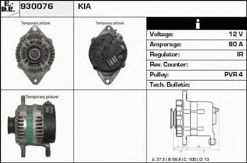 EDR 930076 - Generator alexcarstop-ersatzteile.com