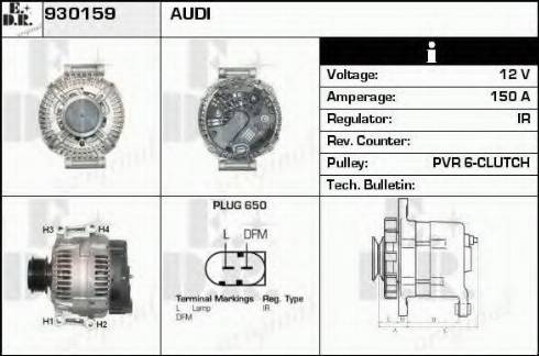 EDR 930159 - Generator alexcarstop-ersatzteile.com