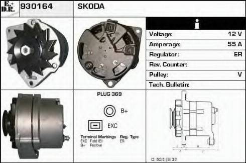 EDR 930164 - Generator alexcarstop-ersatzteile.com