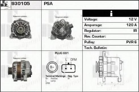 EDR 930105 - Generator alexcarstop-ersatzteile.com