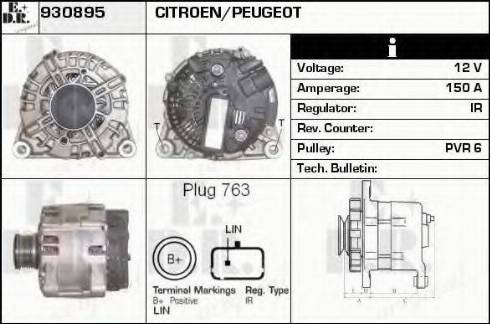 EDR 930895 - Generator alexcarstop-ersatzteile.com