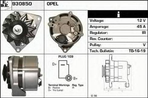 EDR 930850 - Generator alexcarstop-ersatzteile.com