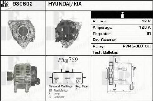 EDR 930802 - Generator alexcarstop-ersatzteile.com