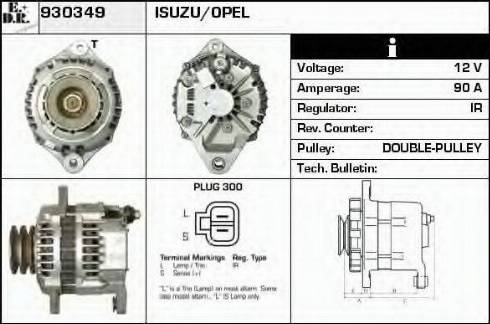 EDR 930349 - Generator alexcarstop-ersatzteile.com