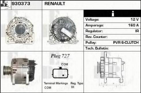 EDR 930373 - Generator alexcarstop-ersatzteile.com