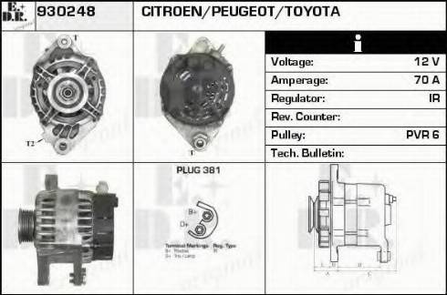 EDR 930248 - Generator alexcarstop-ersatzteile.com