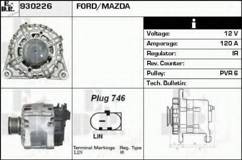 EDR 930226 - Generator alexcarstop-ersatzteile.com