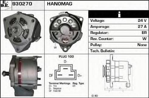 EDR 930270 - Generator alexcarstop-ersatzteile.com