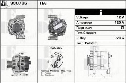 EDR 930796 - Generator alexcarstop-ersatzteile.com