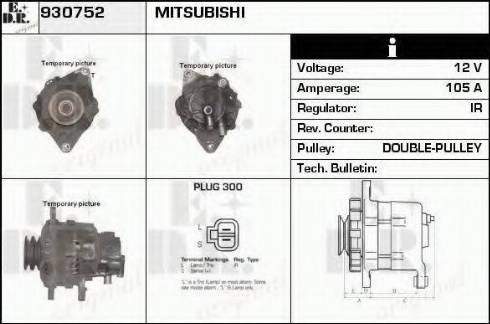 EDR 930752 - Generator alexcarstop-ersatzteile.com