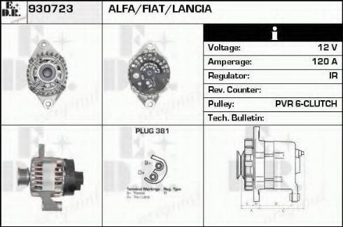 EDR 930723 - Generator alexcarstop-ersatzteile.com