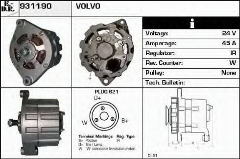 EDR 931190 - Generator alexcarstop-ersatzteile.com