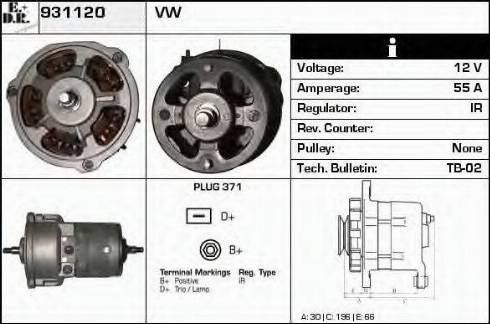 EDR 931120 - Generator alexcarstop-ersatzteile.com