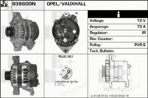 EDR 938600N - Generator alexcarstop-ersatzteile.com