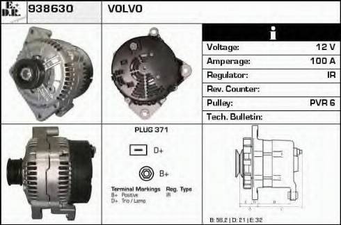 EDR 938630 - Generator alexcarstop-ersatzteile.com