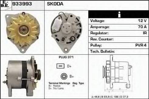 EDR 933993 - Generator alexcarstop-ersatzteile.com