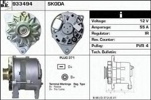 EDR 933494 - Generator alexcarstop-ersatzteile.com