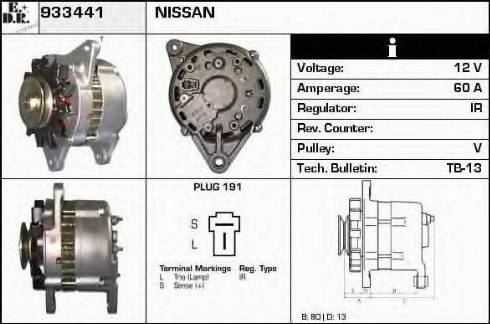 EDR 933441 - Generator alexcarstop-ersatzteile.com