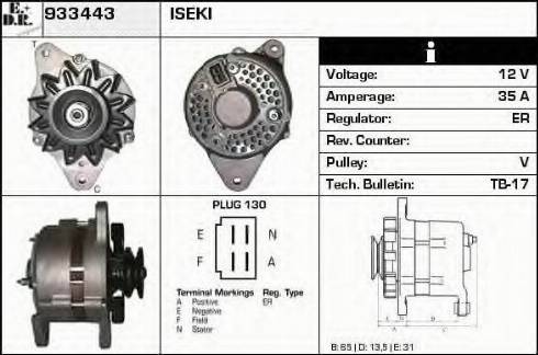 EDR 933443 - Generator alexcarstop-ersatzteile.com