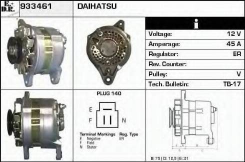 EDR 933461 - Generator alexcarstop-ersatzteile.com