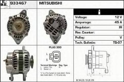 EDR 933467 - Generator alexcarstop-ersatzteile.com