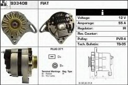 EDR 933408 - Generator alexcarstop-ersatzteile.com