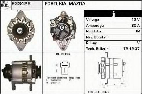 EDR 933426 - Generator alexcarstop-ersatzteile.com