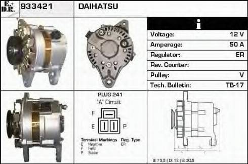 EDR 933421 - Generator alexcarstop-ersatzteile.com