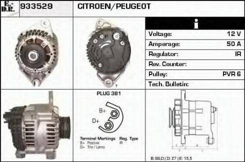 EDR 933529 - Generator alexcarstop-ersatzteile.com