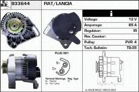 EDR 933644 - Generator alexcarstop-ersatzteile.com