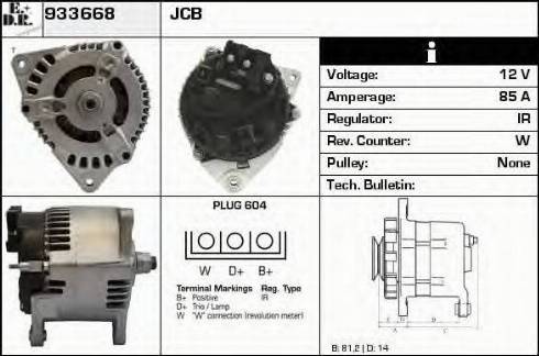 EDR 933668 - Generator alexcarstop-ersatzteile.com