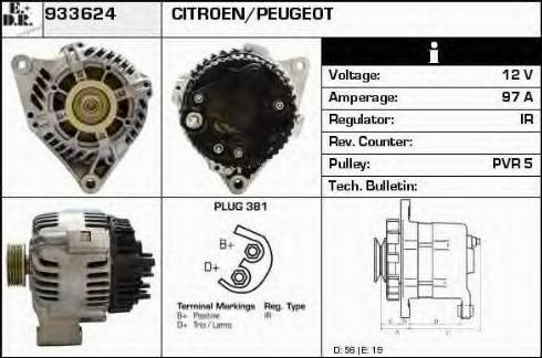 EDR 933624 - Generator alexcarstop-ersatzteile.com